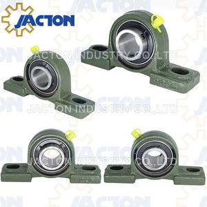 スクリュージャッキおよびアクチュエータシステムのピローブロックおよびフランジブロック