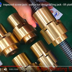 jack sekrup trapesium - jack pengangkat desain mur pengaman 