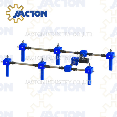 동기화 6개의 스크류 잭 리프팅 시스템