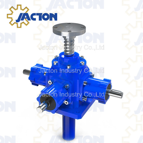 Gato de tornillo mec&aacute;nico de engranaje c&oacute;nico 2500 kg