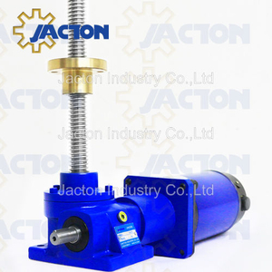 24v 電動トラベルナット回転スクリューリフトジャッキ 2 トン