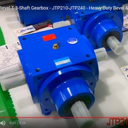 Gearbox 3 Poros Bevel T - JTP210-JTP240